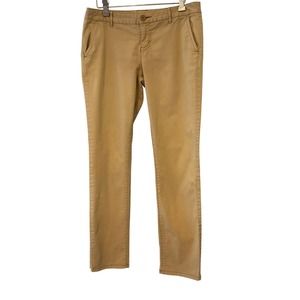 Mossimo Supply Co Fit 6 Khaki Chinos Straight Leg Stretch Pants Womens Size 9
